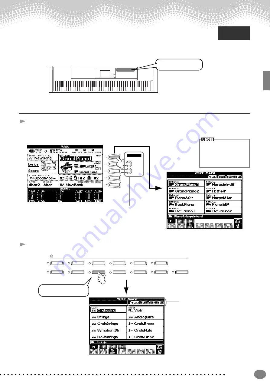 Yamaha Clavinova CVP-204 Скачать руководство пользователя страница 25