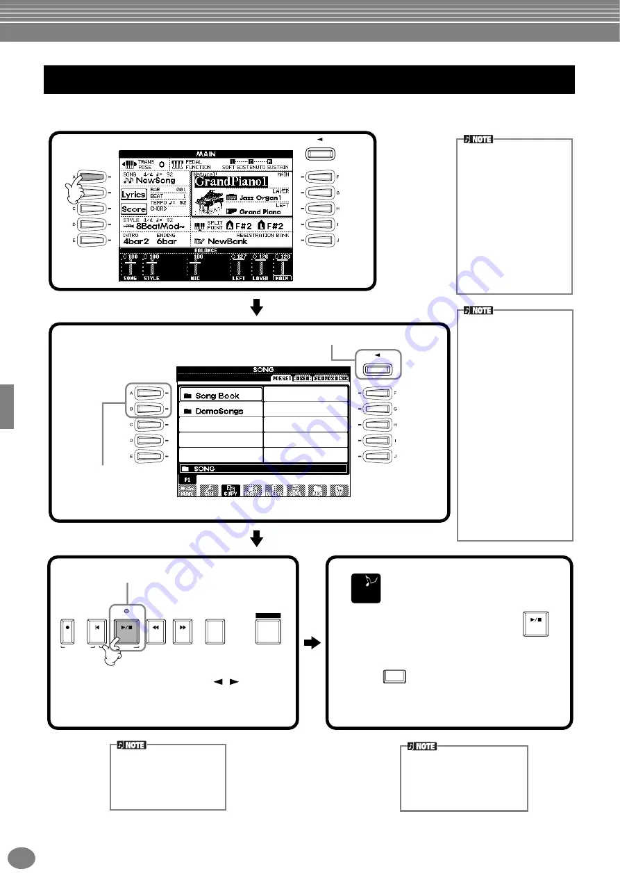 Yamaha Clavinova CVP-204 Owner'S Manual Download Page 78