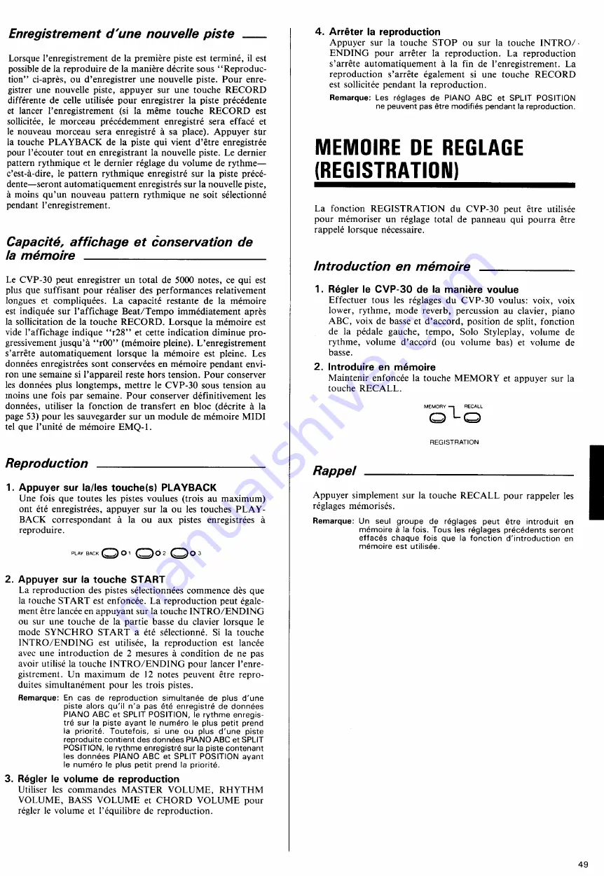 Yamaha Clavinova CVP-30 Owner'S Manual Download Page 19