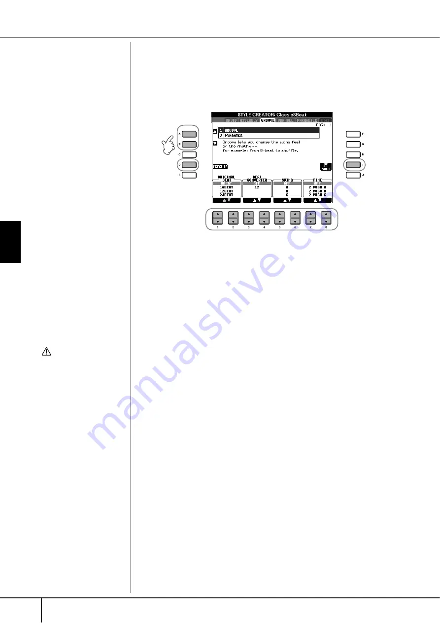 Yamaha Clavinova CVP-403 Owner'S Manual Download Page 120