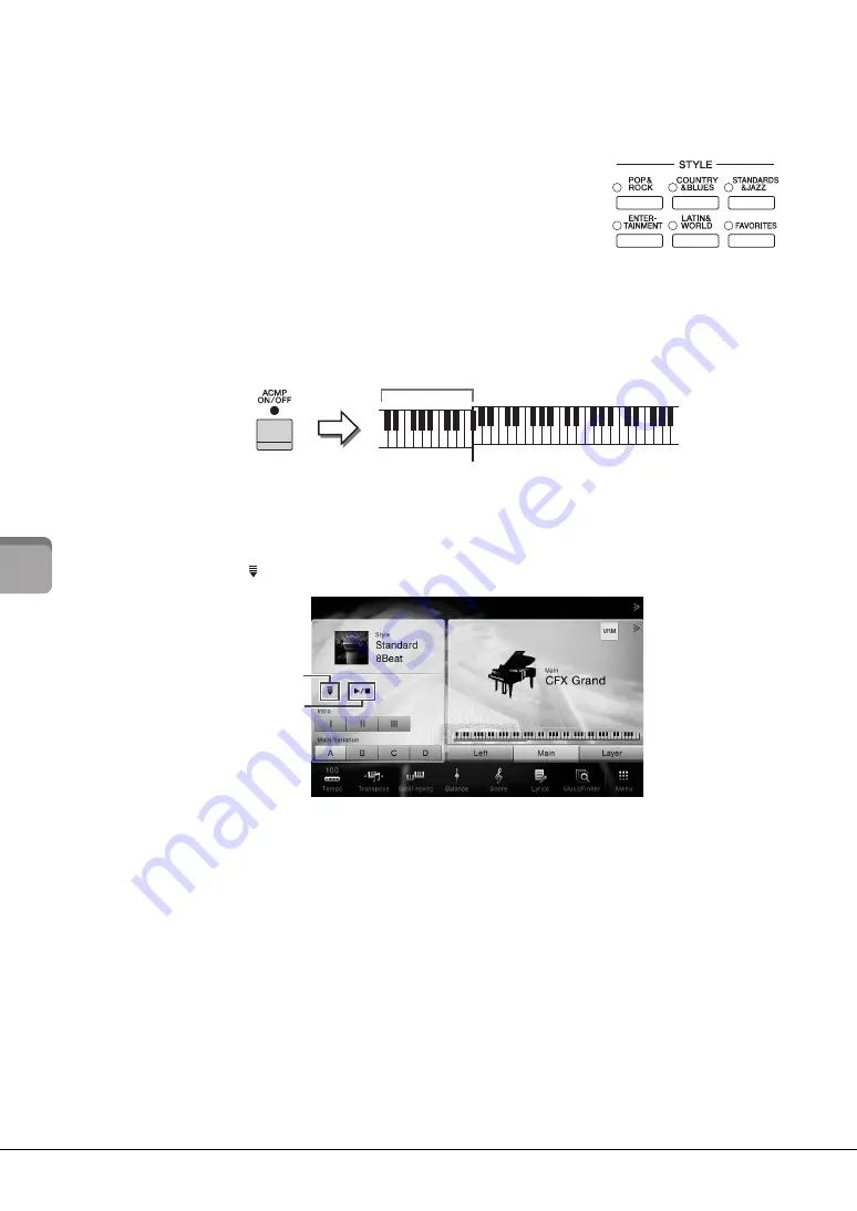 Yamaha Clavinova CVP-705 Owner'S Manual Download Page 56