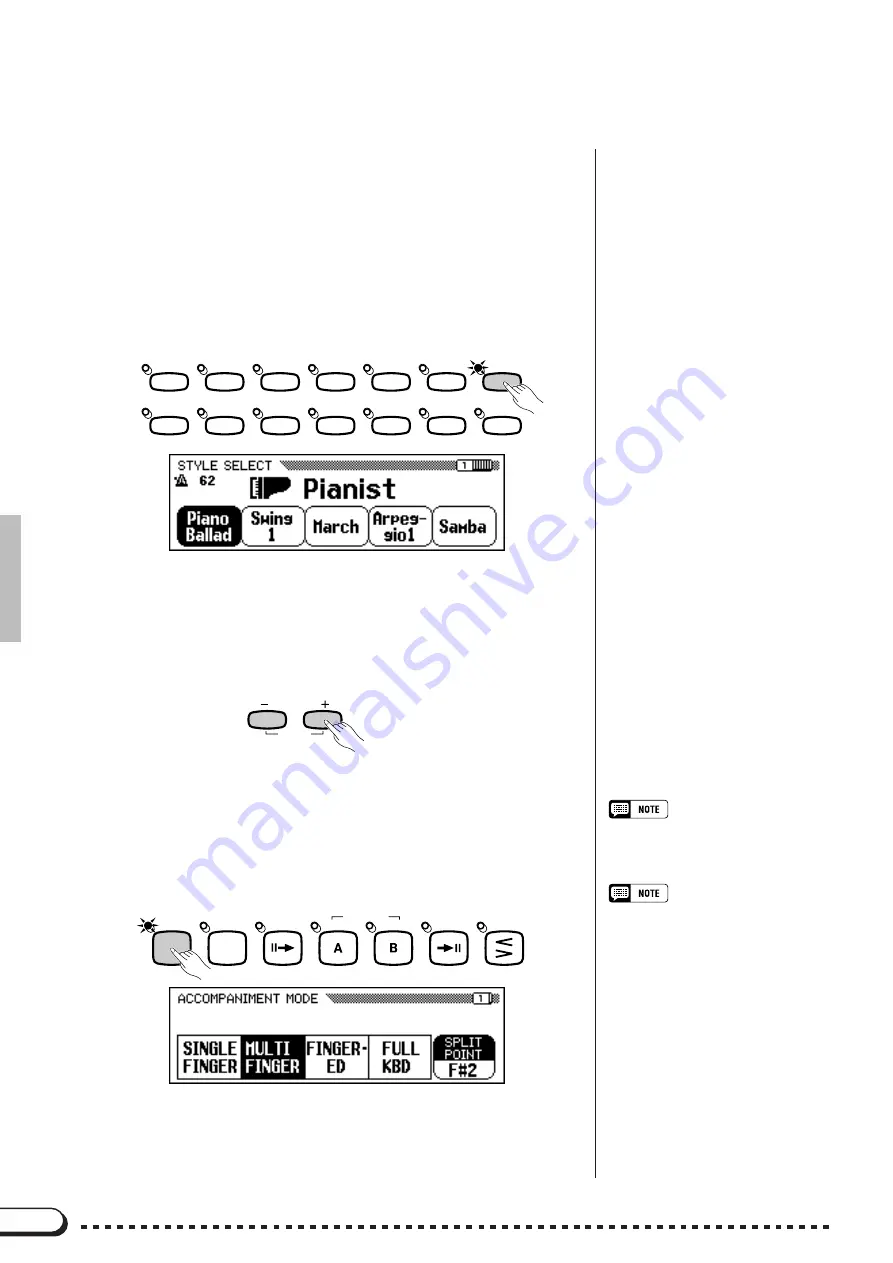 Yamaha Clavinova CVP-92 Owner'S Manual Download Page 50