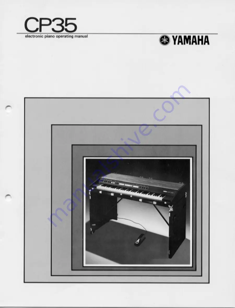 Yamaha CP35 Operating Manual Download Page 1