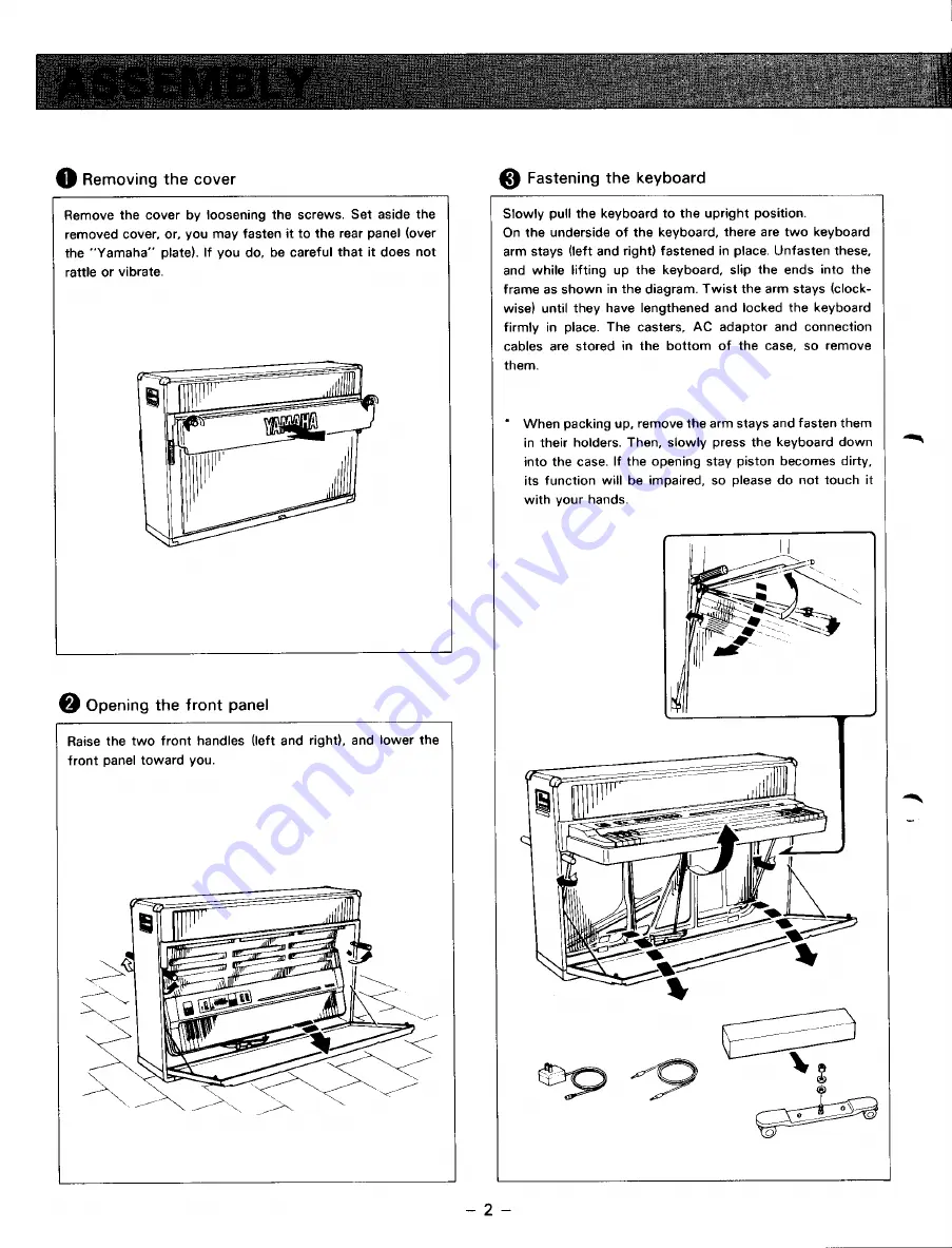 Yamaha CP60M Owner'S Manual Download Page 4