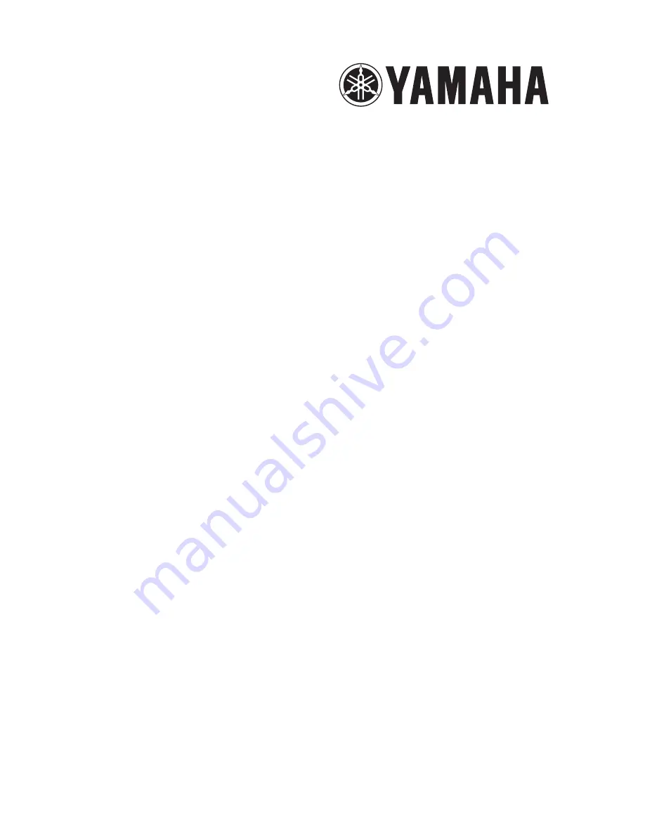 Yamaha Crux S Workshop Manual Download Page 1