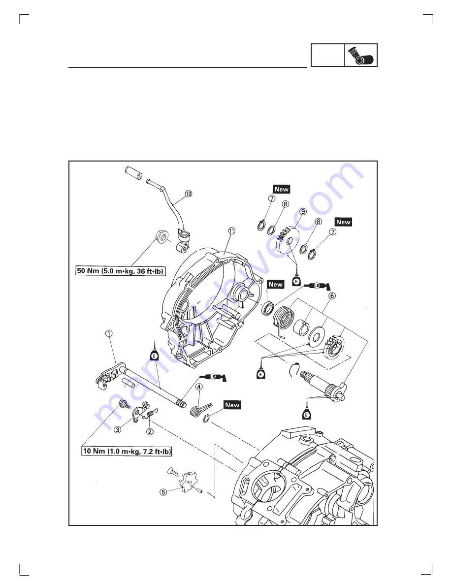 Yamaha Crux S Workshop Manual Download Page 117