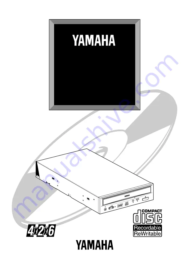 Yamaha CRW4261t Скачать руководство пользователя страница 1