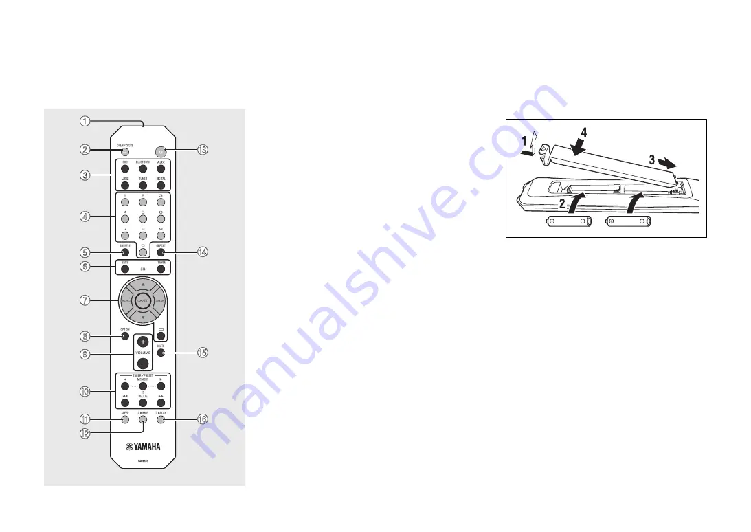 Yamaha CRX-B370 Owner'S Manual Download Page 120