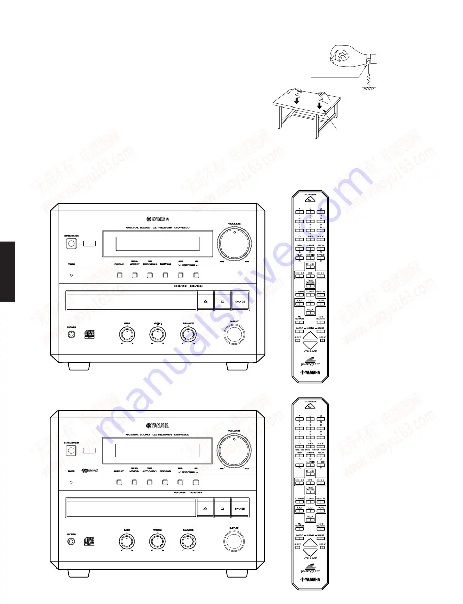 Yamaha CRX-E300 Скачать руководство пользователя страница 4