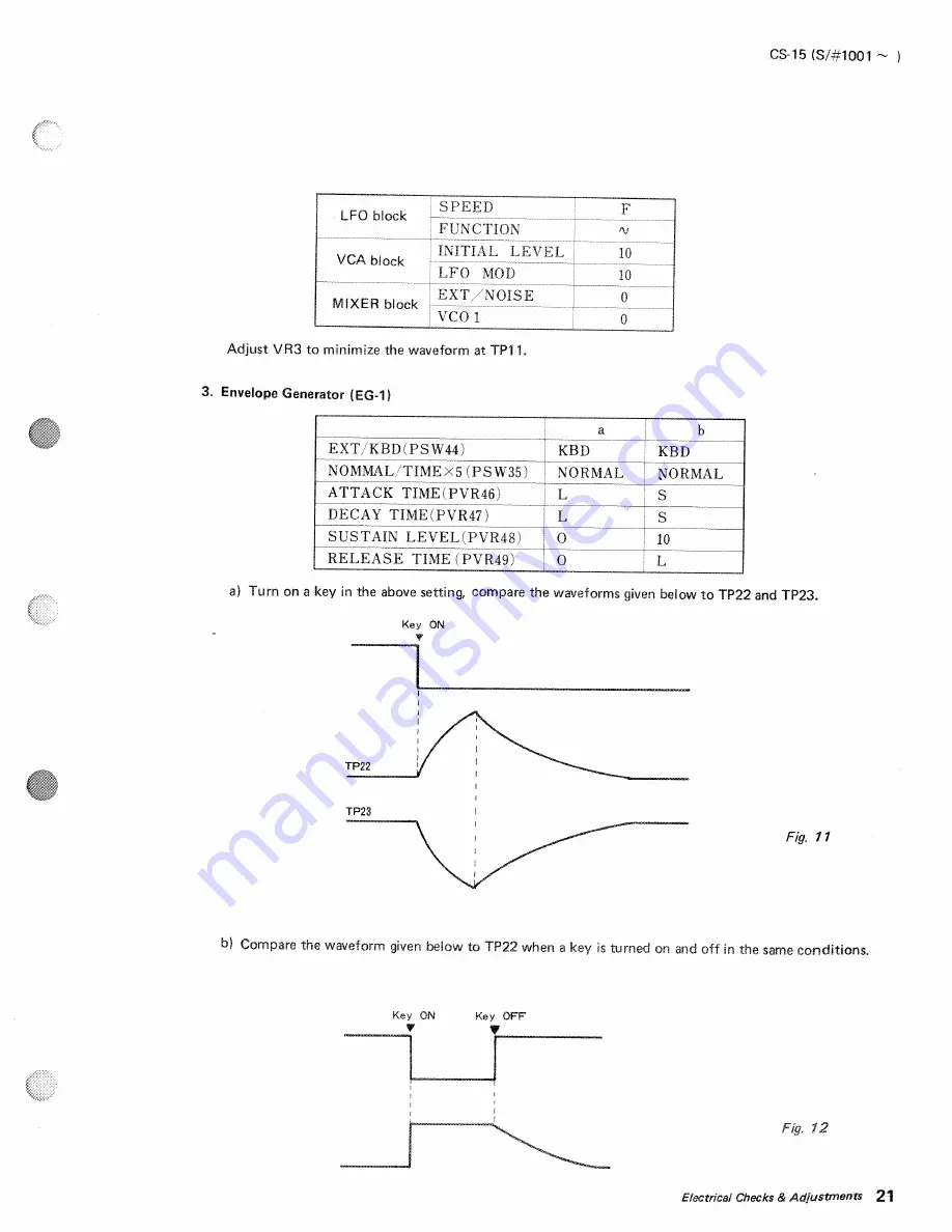 Yamaha CS-15 Service Manual Download Page 13