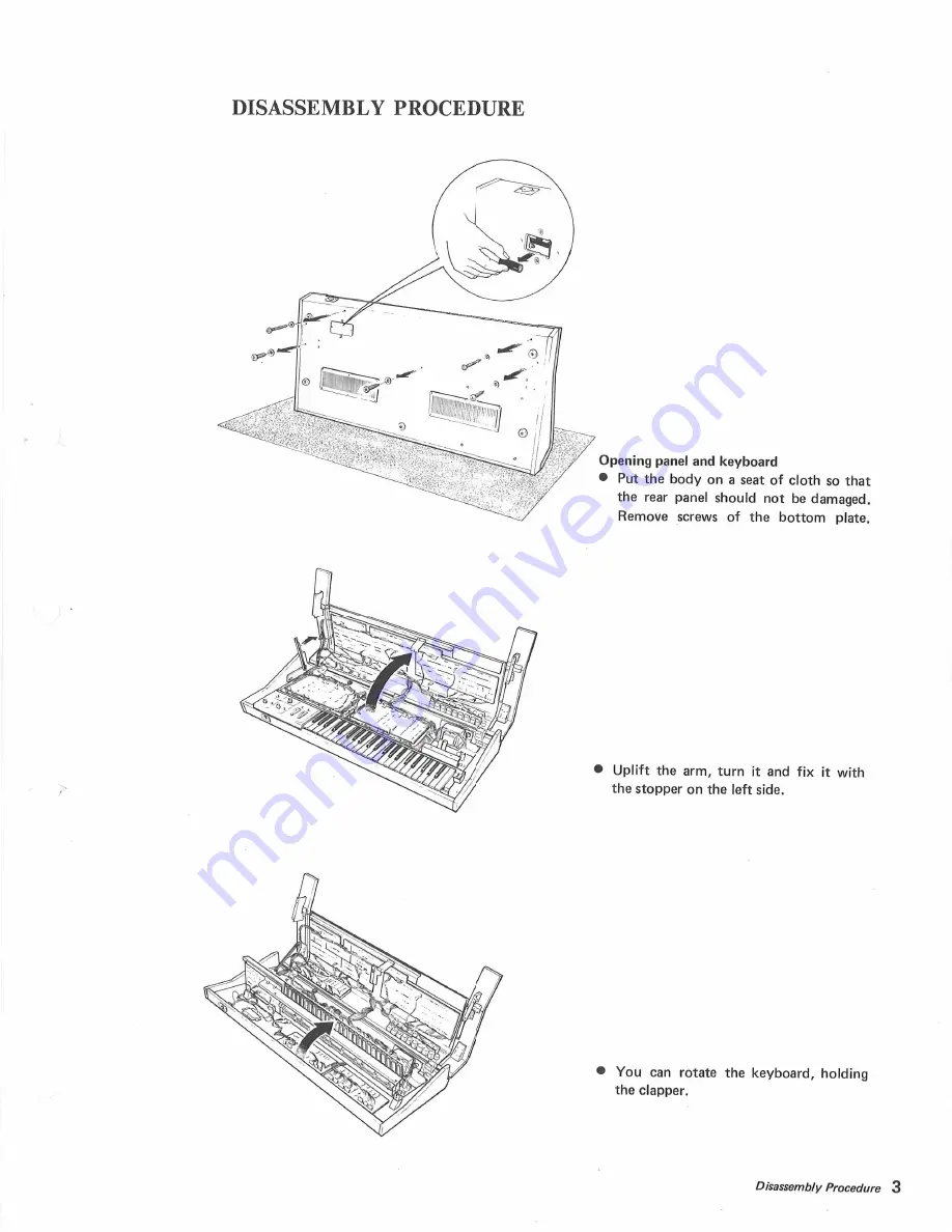 Yamaha CS-40M Service Manual Download Page 4