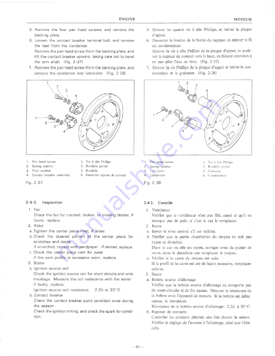 Yamaha CS338G Service Manual Download Page 48