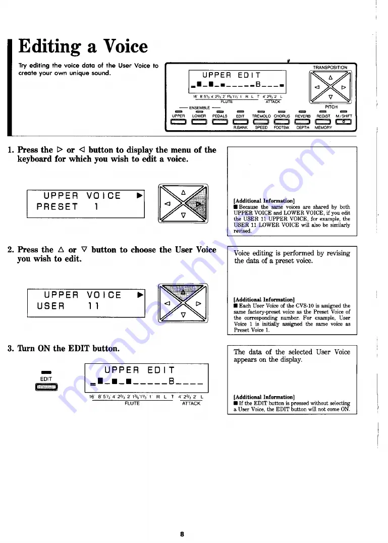 Yamaha CVS-10 User Manual Download Page 10