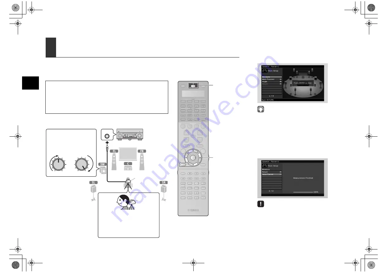 Yamaha CX-A5000 Setup Manual Download Page 17