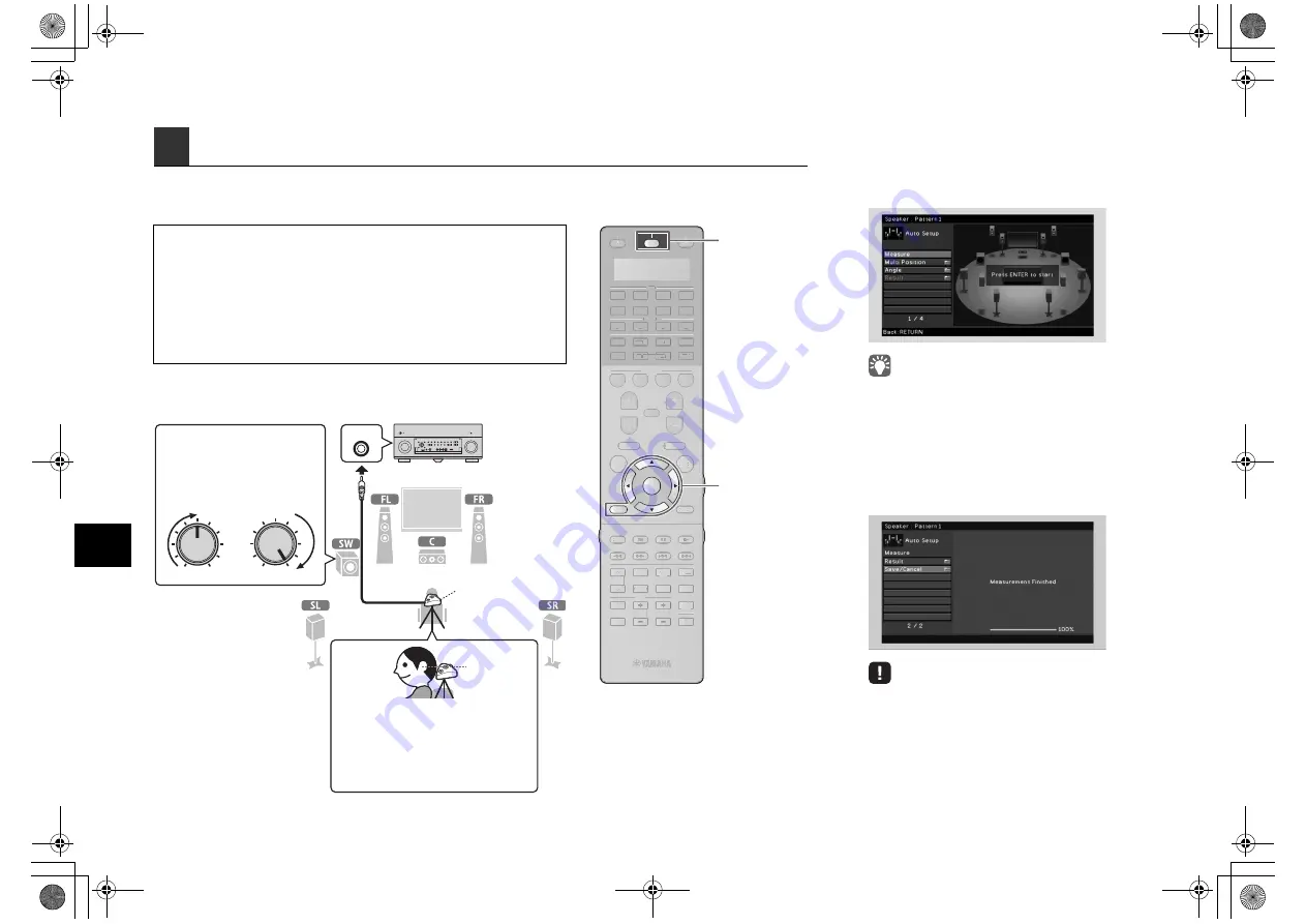 Yamaha CX-A5000 Setup Manual Download Page 41