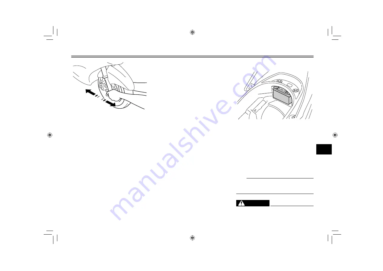 Yamaha CYGNUS.X XC125 Owner'S Manual Download Page 59