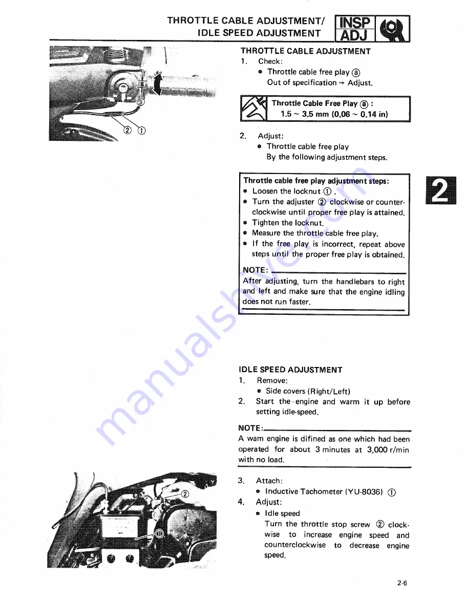 Yamaha CYGNUS.X XC125 Service Manual Download Page 21