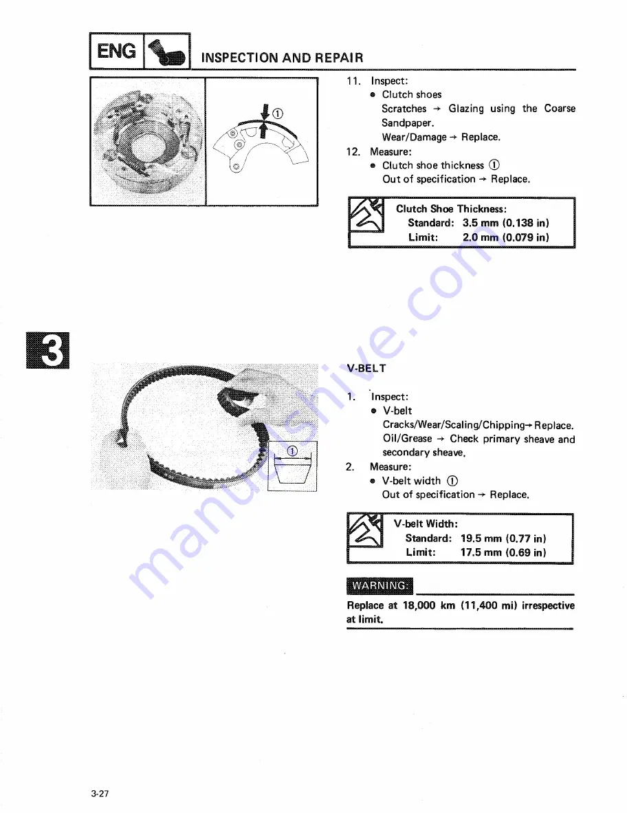 Yamaha CYGNUS.X XC125 Service Manual Download Page 66