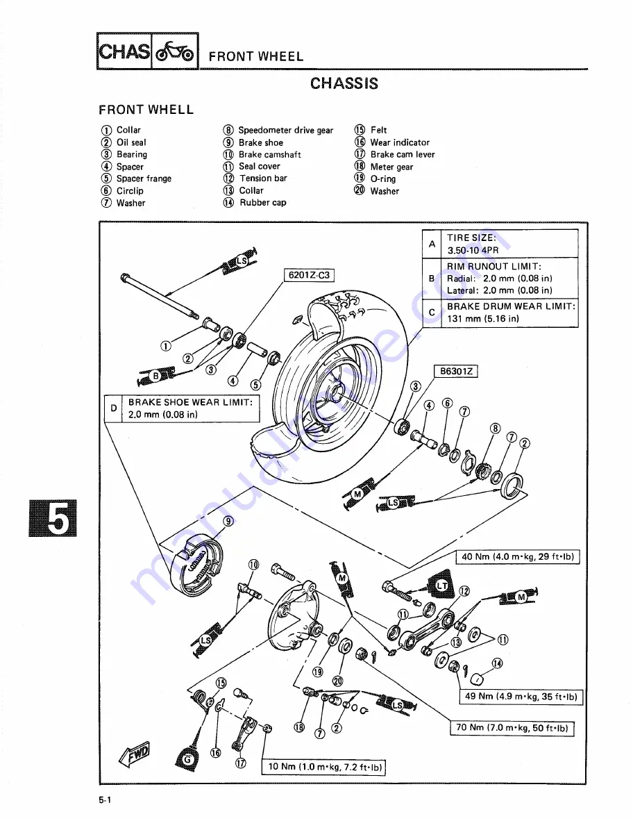 Yamaha CYGNUS.X XC125 Скачать руководство пользователя страница 96