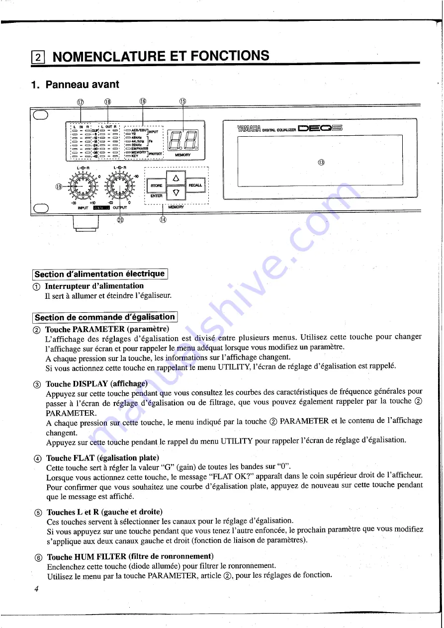 Yamaha DEQ5 Operation Manual Download Page 71