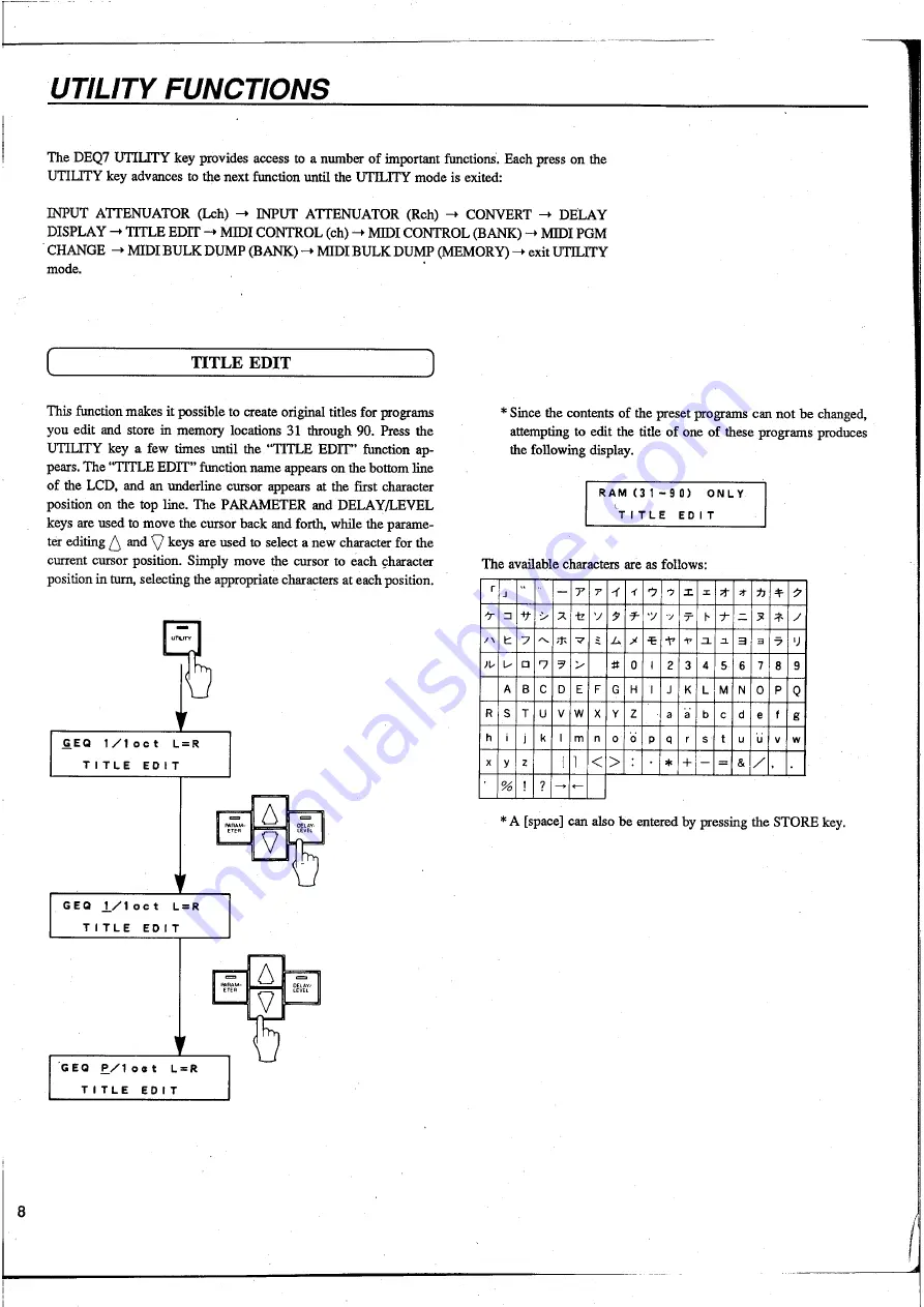 Yamaha DEQ7 Operating Manual Download Page 10