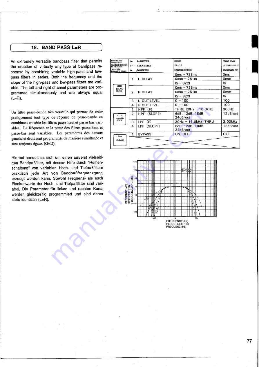 Yamaha DEQ7 Operating Manual Download Page 79