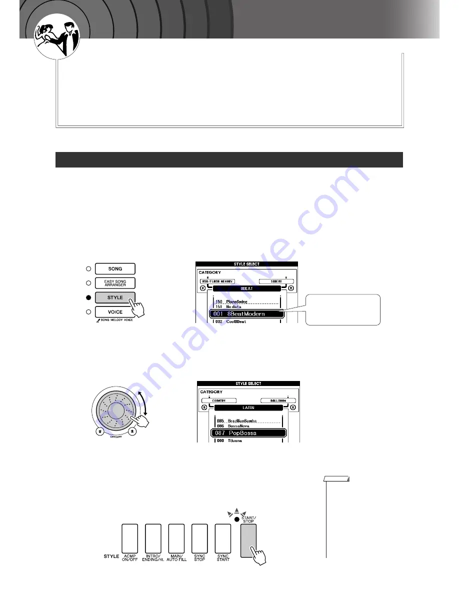 Yamaha dgx520 - Portable Keyboard - 88 Keys Owner'S Manual Download Page 23