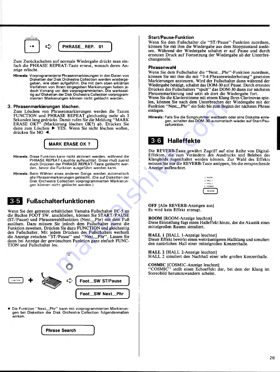 Yamaha DOM-30 (German) Eigentümer-Handbuch Download Page 7