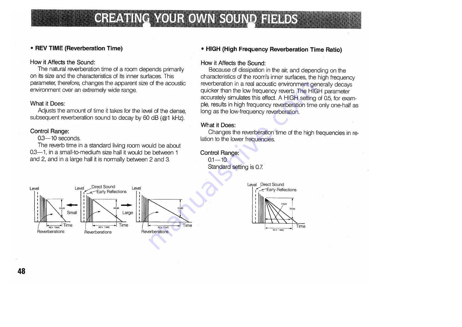 Yamaha DSP-3000 Operation Manual Download Page 50