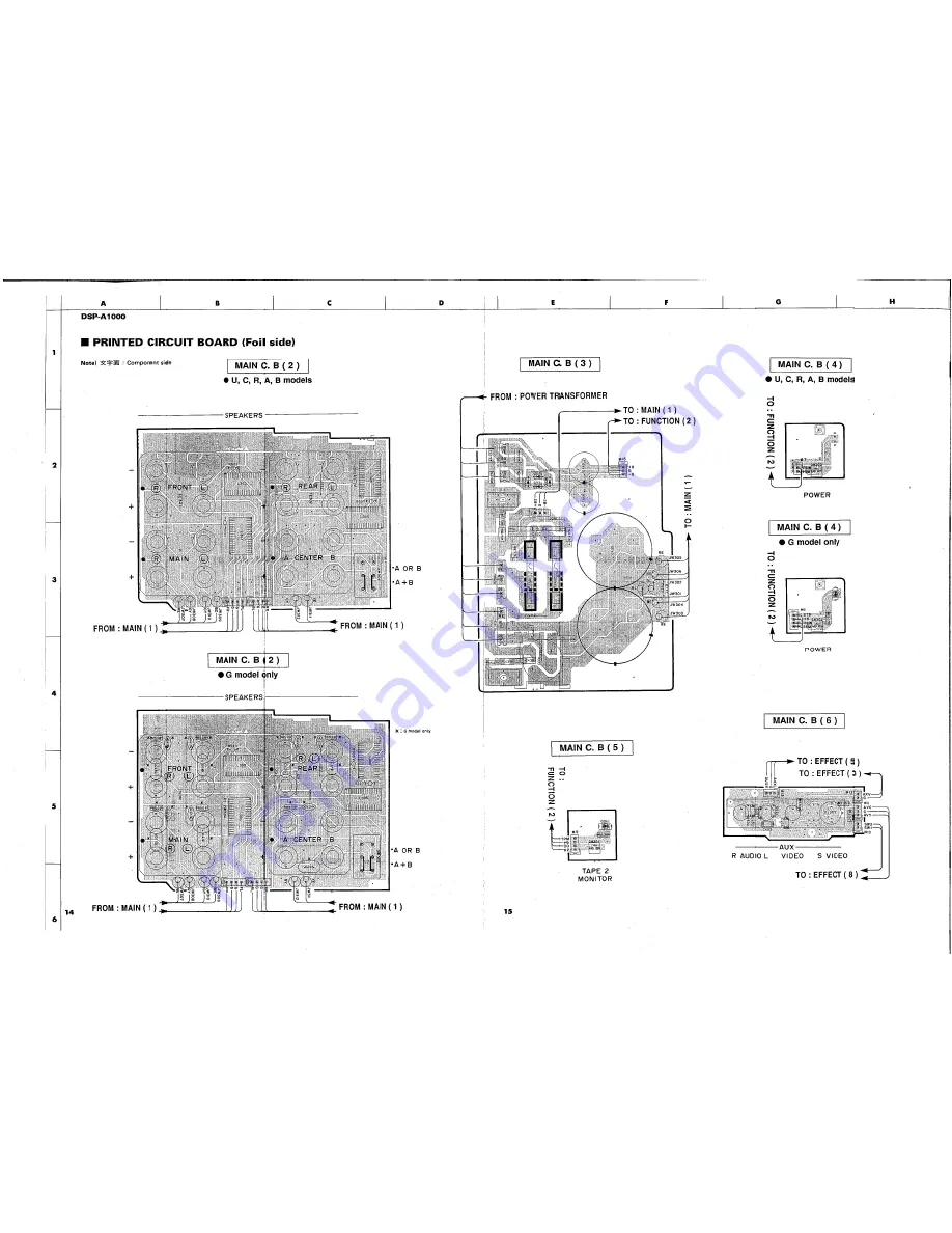 Yamaha DSP-A1000 Service Manual Download Page 12