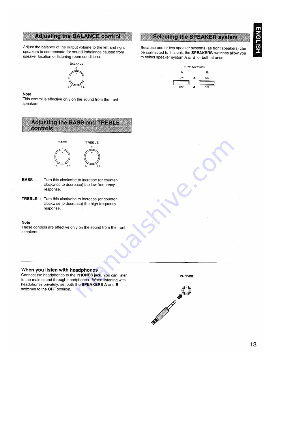 Yamaha DSP-A500 Owner'S Manual Download Page 13