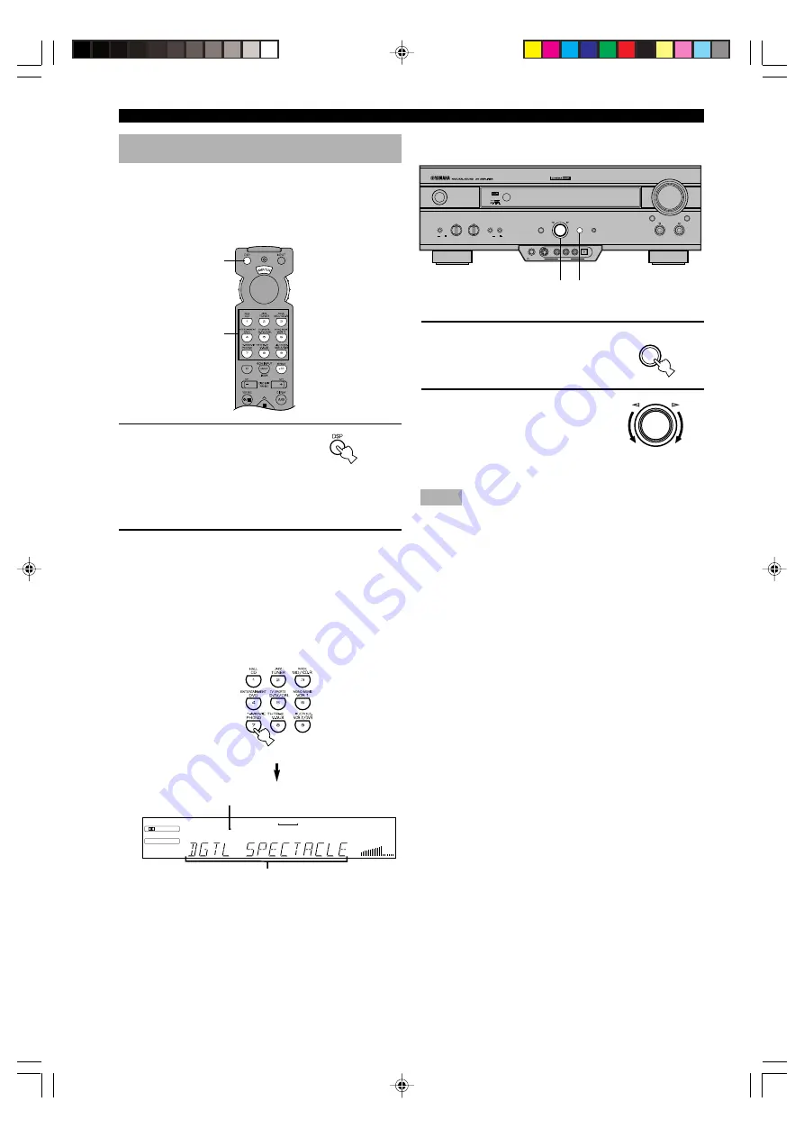 Yamaha DSP-AX620 Owner'S Manual Download Page 30