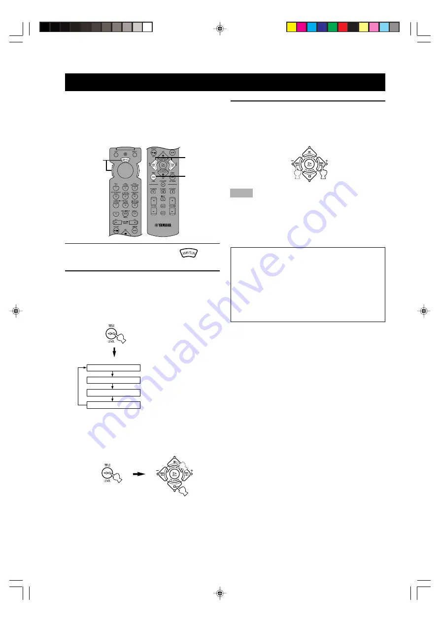 Yamaha DSP-AX620 Owner'S Manual Download Page 40