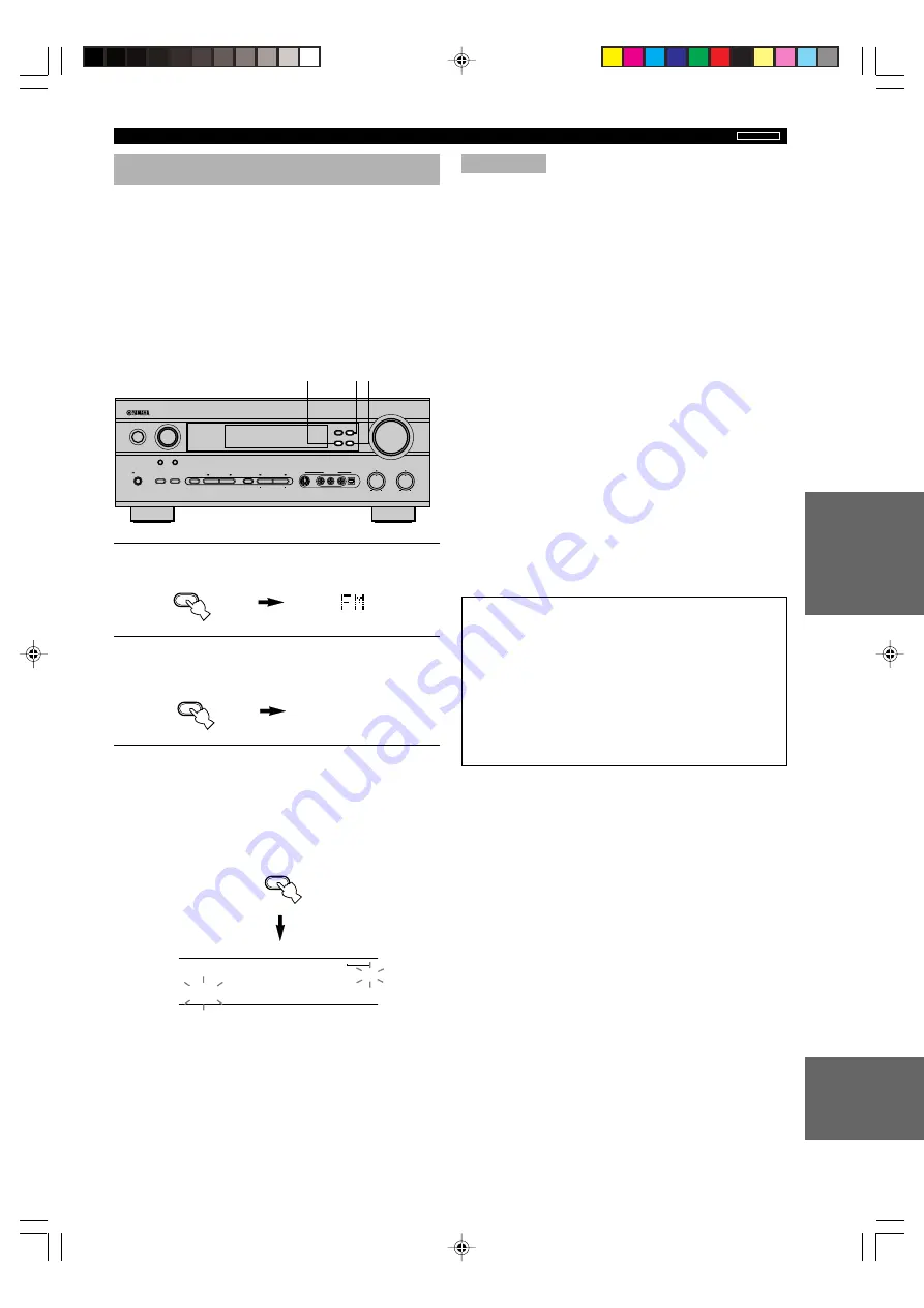 Yamaha DSP-AX640SE Owner'S Manual Download Page 95