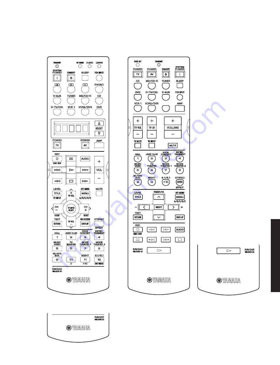 Yamaha DSP-AX640SE Скачать руководство пользователя страница 13