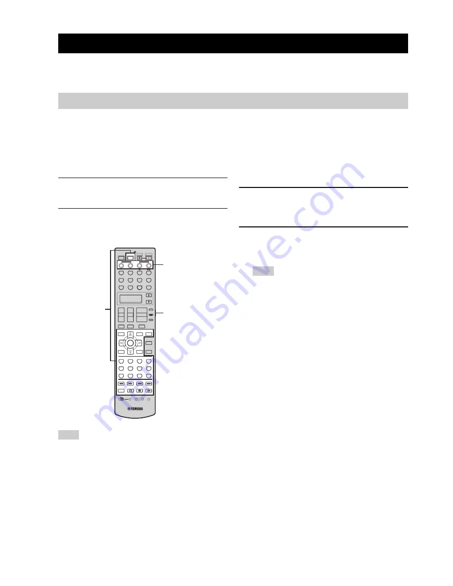 Yamaha DSP-AX861SE Owner'S Manual Download Page 78