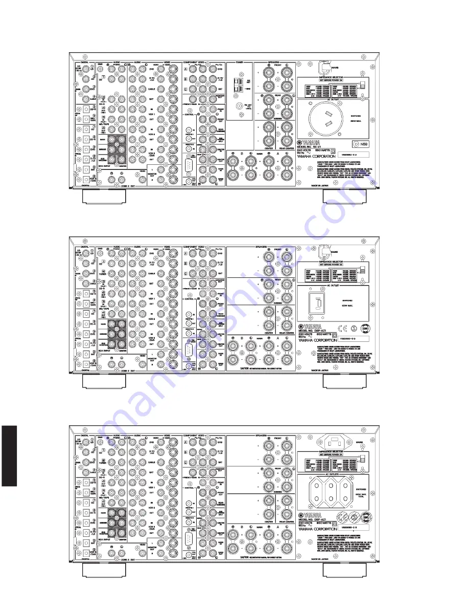 Yamaha DSP-AZ1 Скачать руководство пользователя страница 4