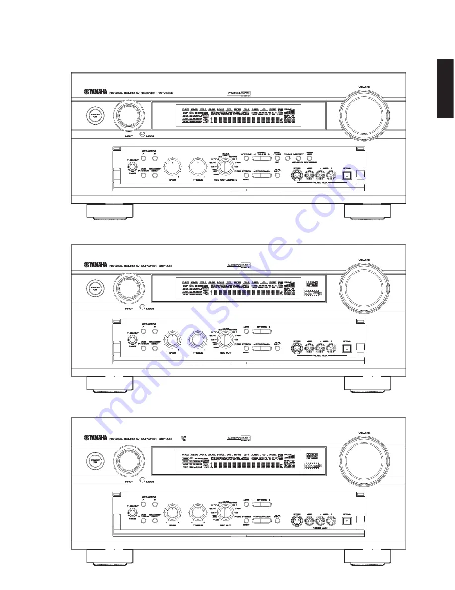 Yamaha DSP-AZ2 Скачать руководство пользователя страница 3