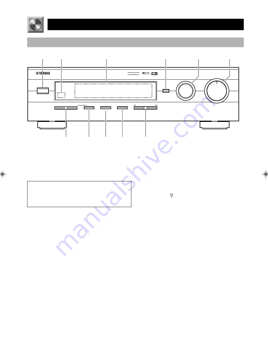 Yamaha DSP-E800 Owner'S Manual Download Page 42