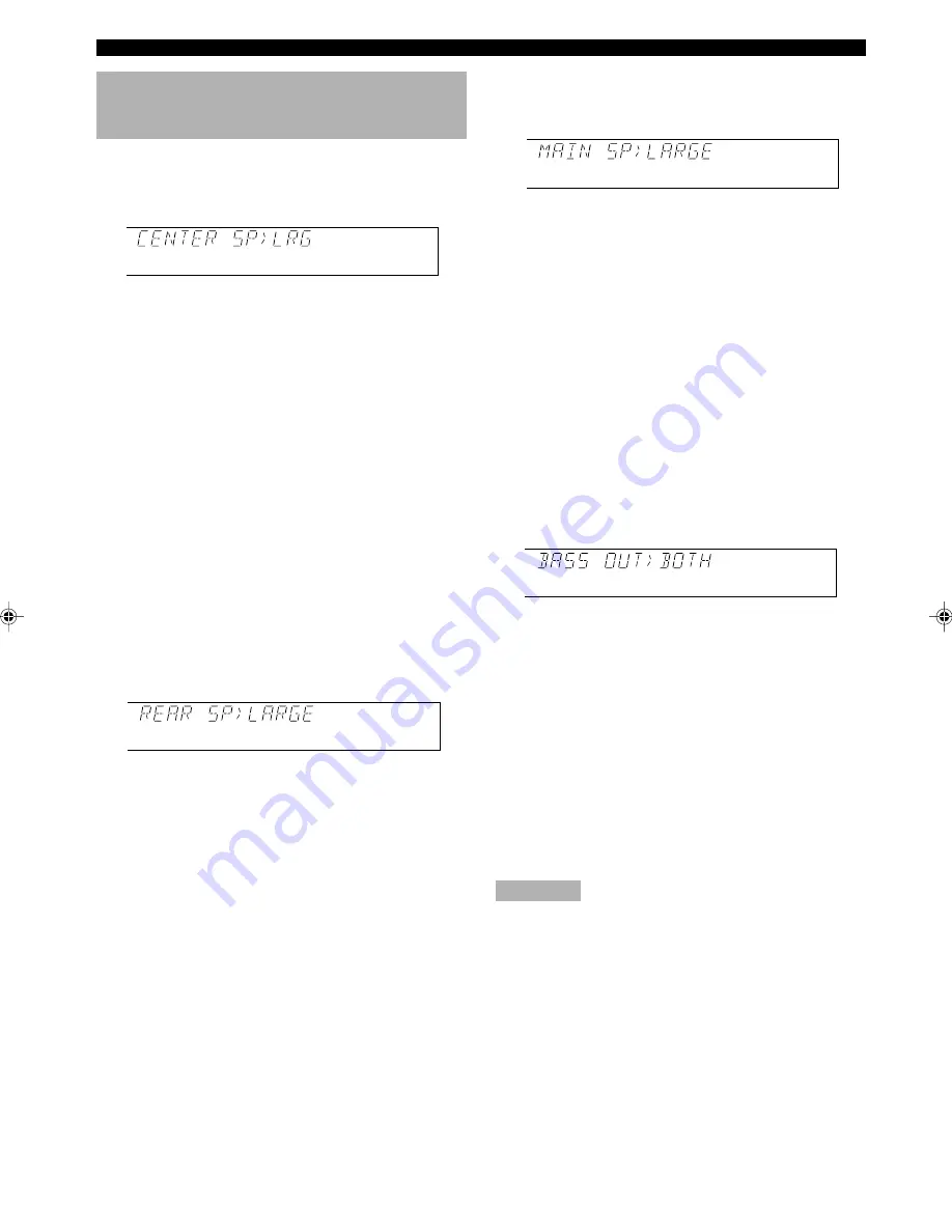 Yamaha DSP-E800 Owner'S Manual Download Page 136