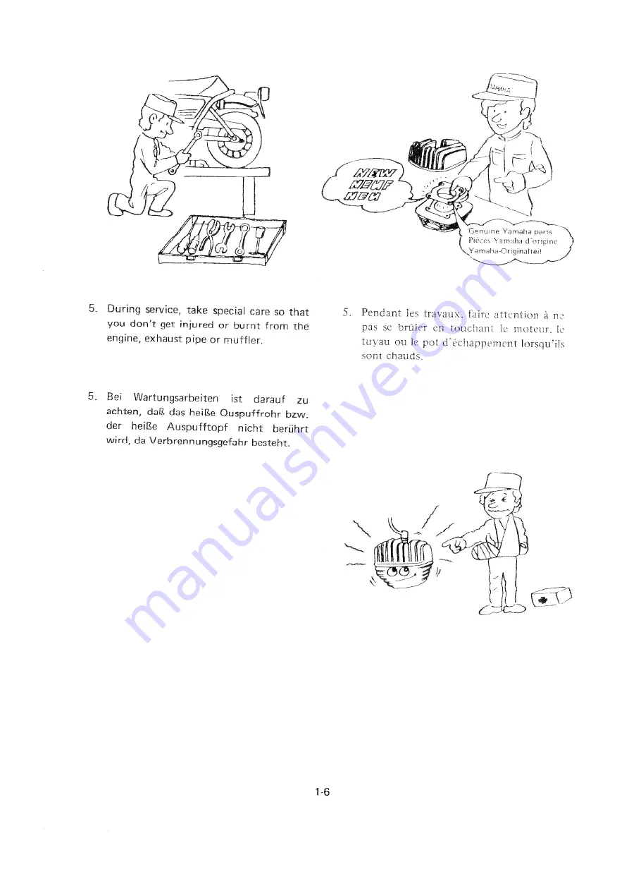 Yamaha DT 50 MX Service Manual Download Page 8