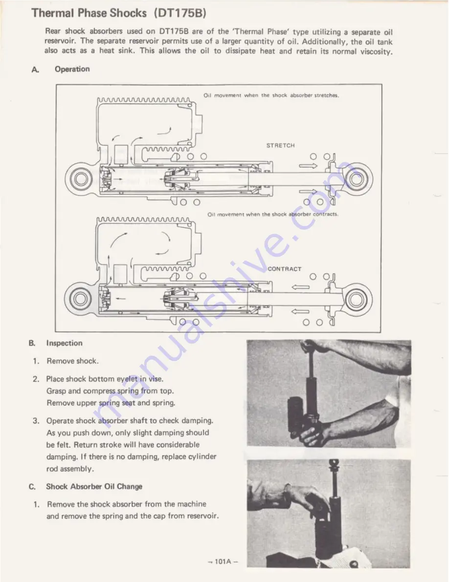 Yamaha DT100A 1974 Service Manual Download Page 115