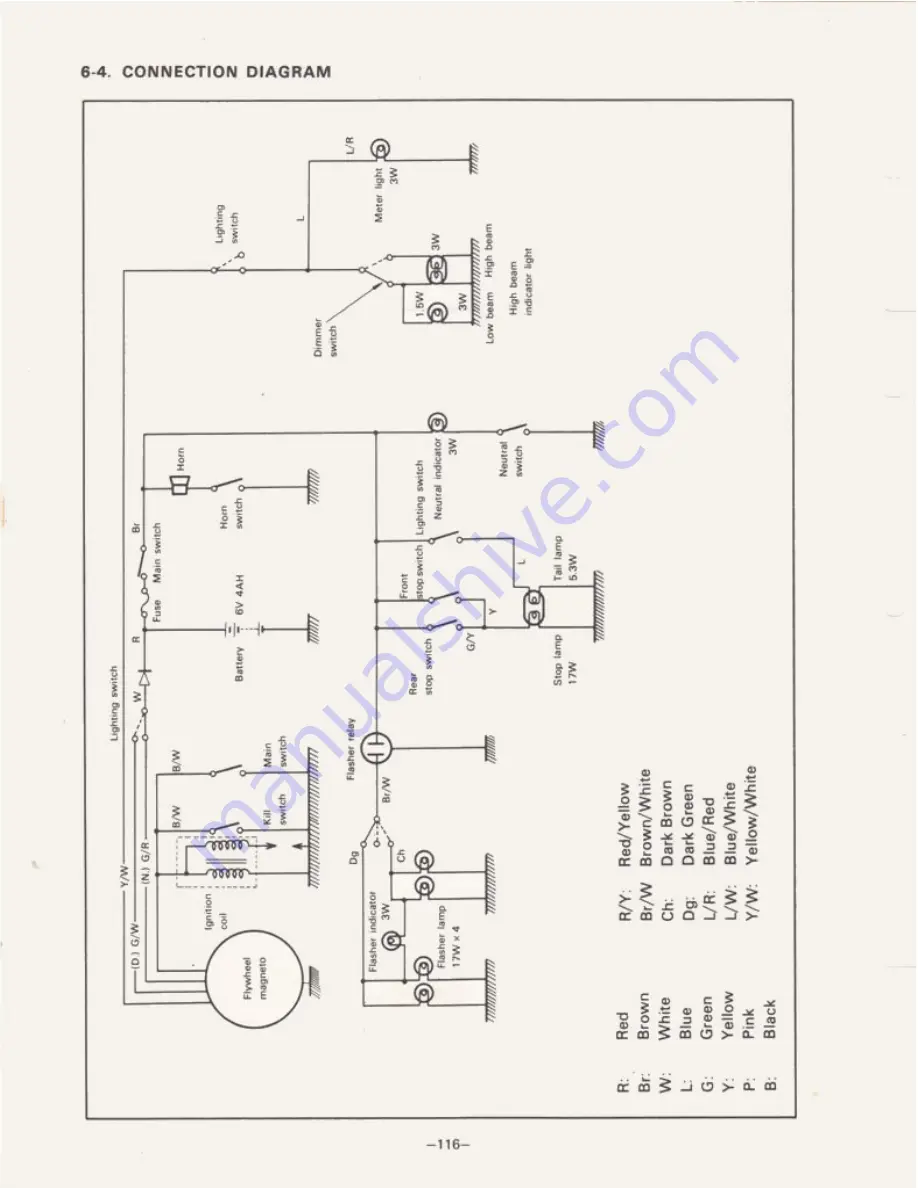 Yamaha DT100A 1974 Service Manual Download Page 131