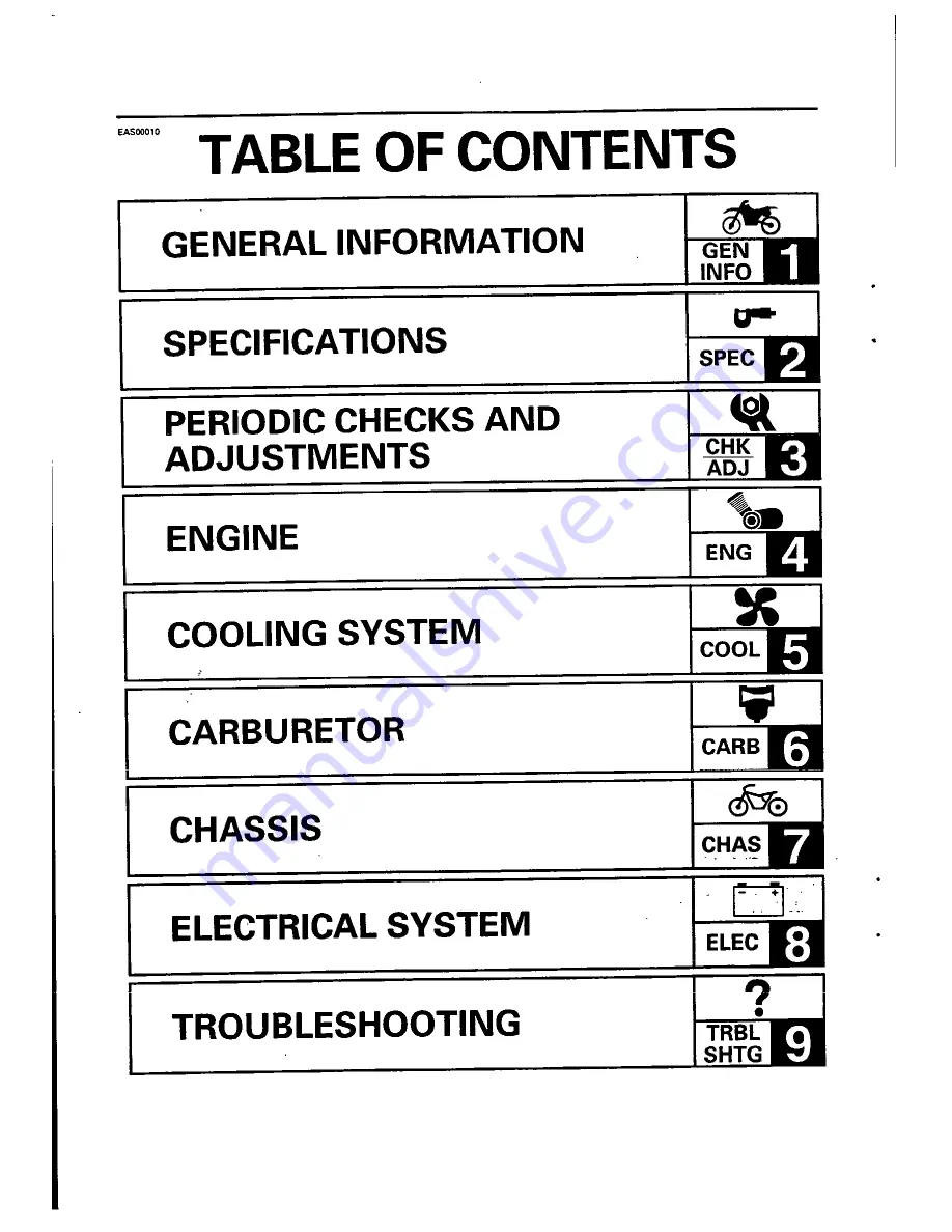 Yamaha DT230 4TP3-AE1 Service Manual Download Page 6