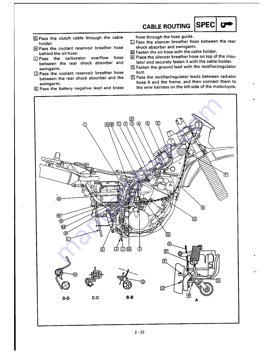 Yamaha DT230 4TP3-AE1 Скачать руководство пользователя страница 42