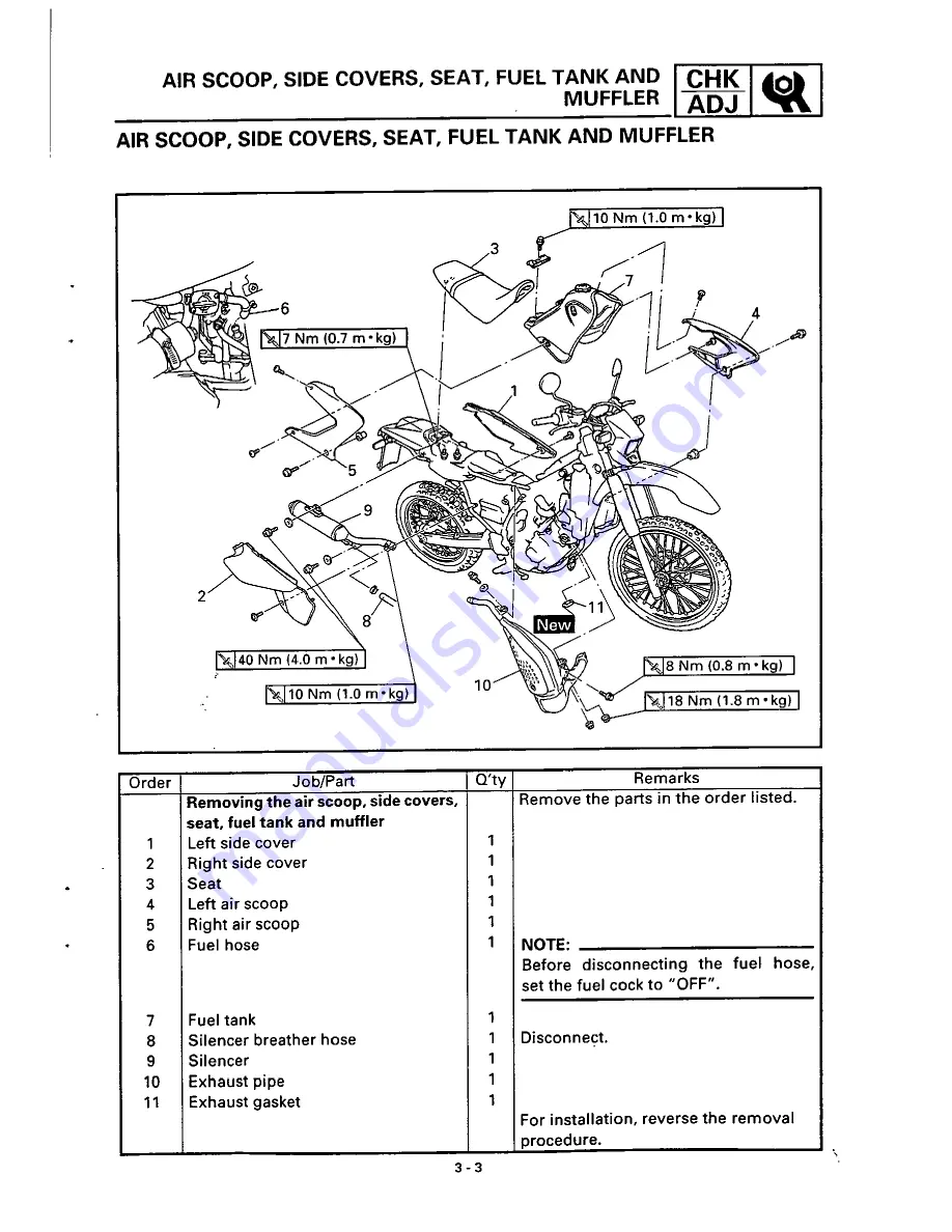 Yamaha DT230 4TP3-AE1 Service Manual Download Page 51