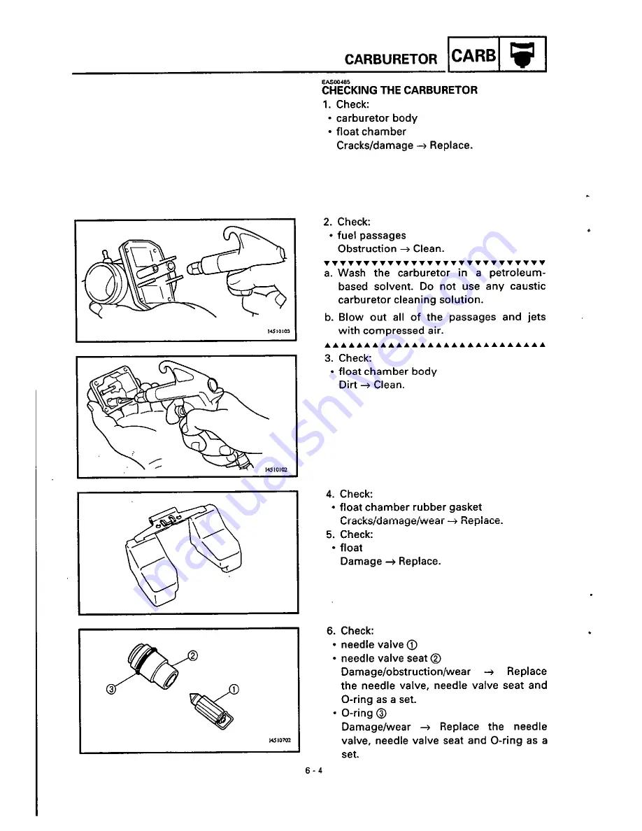 Yamaha DT230 4TP3-AE1 Service Manual Download Page 166