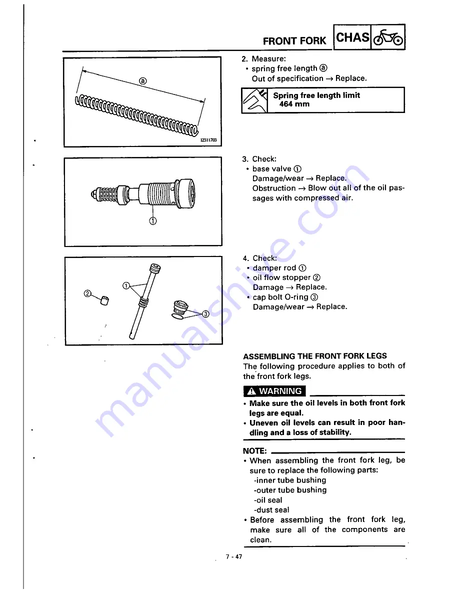 Yamaha DT230 4TP3-AE1 Service Manual Download Page 221