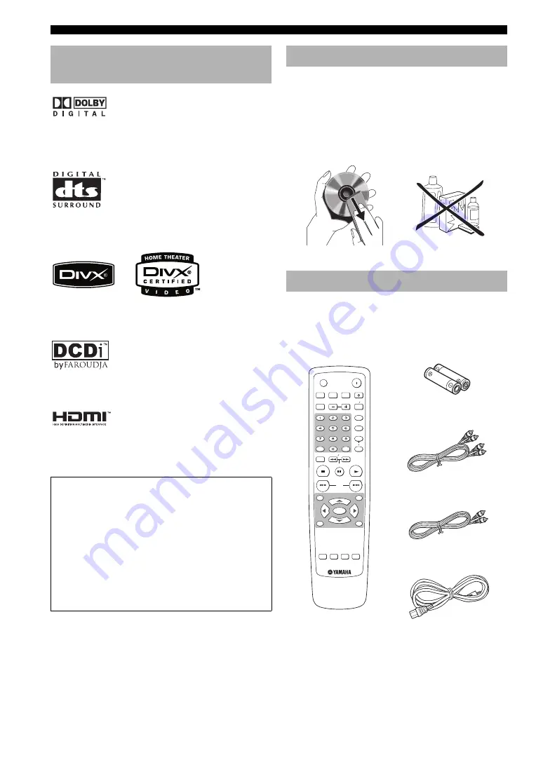 Yamaha DVD-S2700 Скачать руководство пользователя страница 51