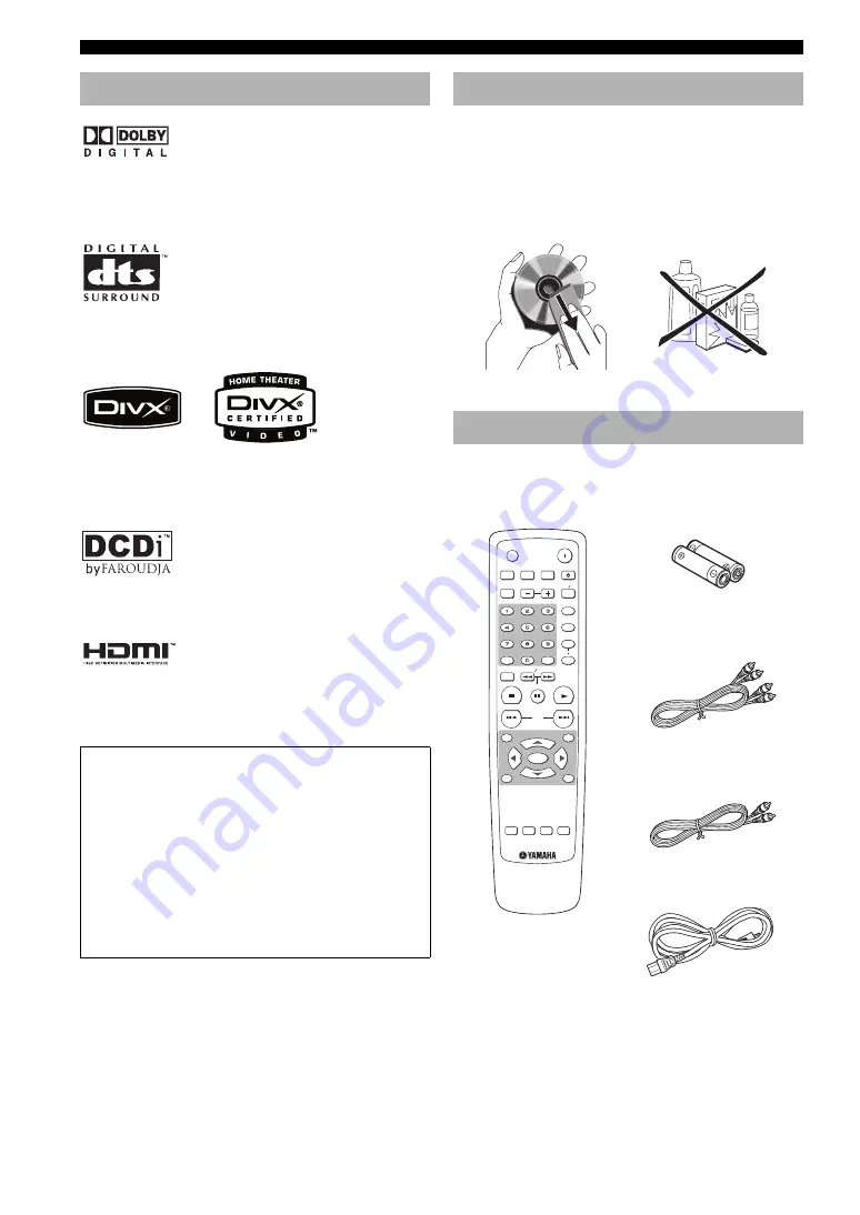 Yamaha DVD-S2700 Owner'S Manual Download Page 137